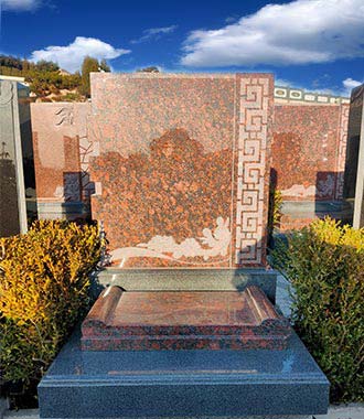 沈陽墓園陶然玫瑰園八重櫻墓碑展示