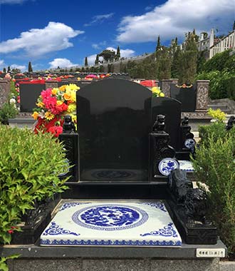 陶然沈陽墓地雅馨園祥順黑墓碑價格