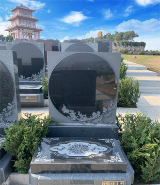 沈陽陶然墓地福壽4號碑展示